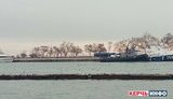 Окупаційна влада Криму відбуксирувала з керченського порту захоплені українські кораблі, - "КерчьИНФО". ФОТО
