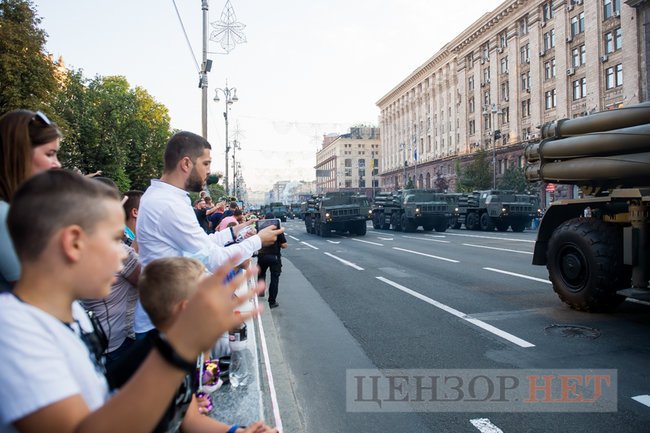 Репетиция парада в Киеве 21 августа 23