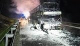 Автобус "Киев - Прага" сгорел дотла в Польше