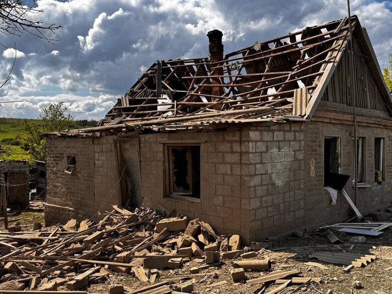 Attacks on Donetsk region on 13 May