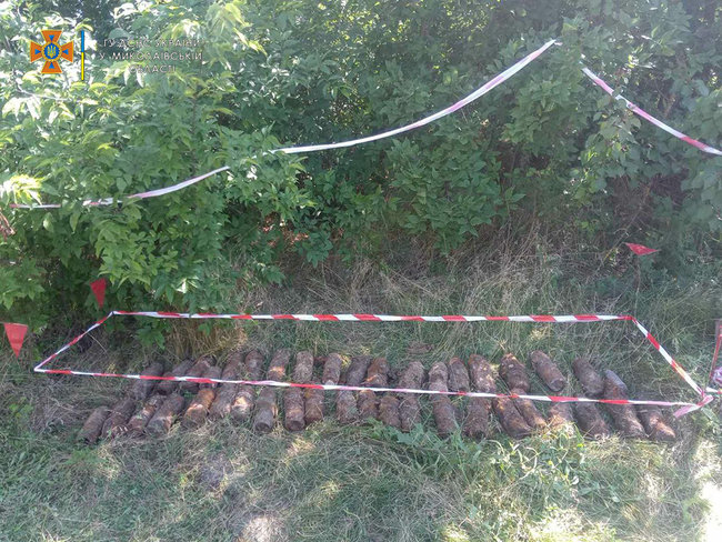 На стройплощадке в Николаеве нашли более 150 снарядов 01