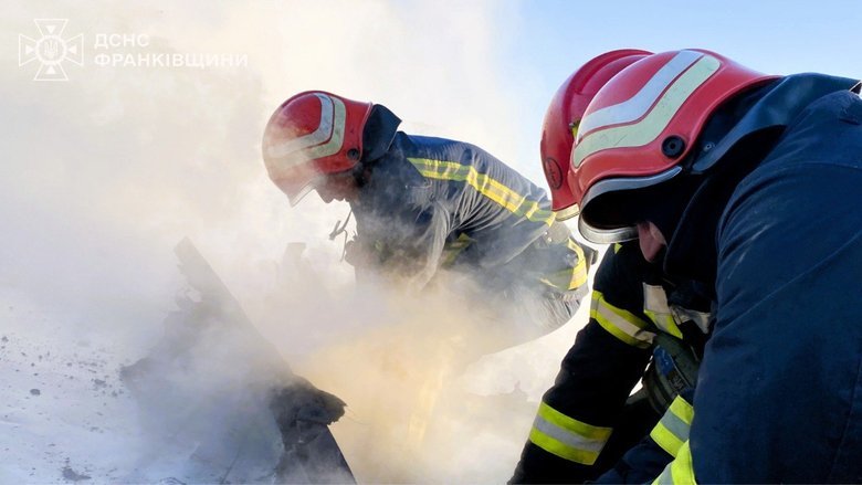 Fire extinguished at critical facility in Ivano-Frankivsk region