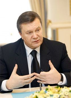 Президент Уркаины Виткор Янукович. Фото president.gov.ua