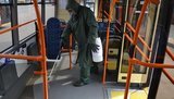 Из-за угрозы коронавируса городской транспорт в Одессе дезинфицируют дважды в день, - мэрия. ФОТОрепортаж