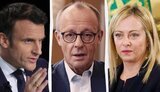 Мерц пытается помирить Мелони и Макрона