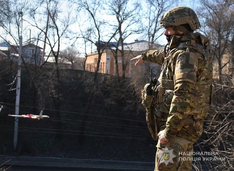 Знешкодження дрона у Запоріжжі
