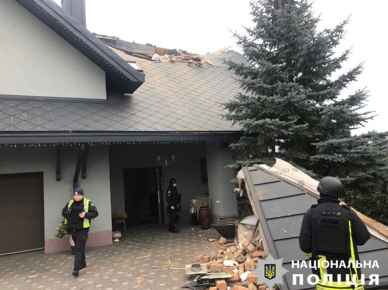 наслідки ракетної атаки на Київщину