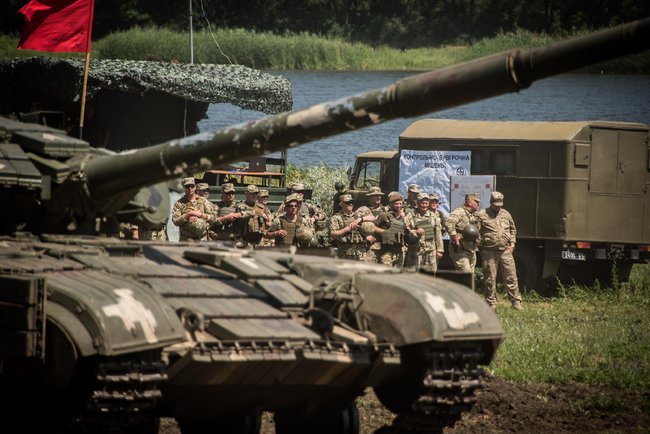 Змагання на найкращий танковий екіпаж відбулися на Донеччині 01