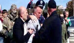 MP Shufrych Beat Up in Odesa by Pro-Ukrainian Activists. VIDEO