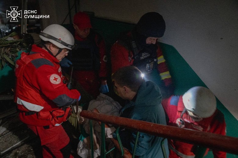 Після ударів по Сумах зросла кількість постраждалих