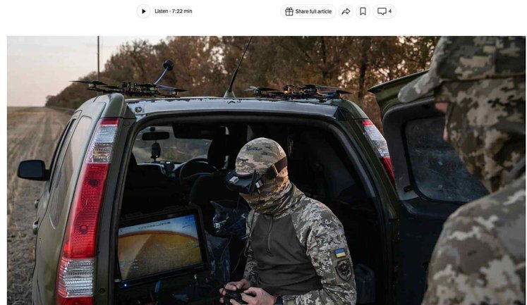 БпЛА від української компанії F-Drones випередив десятки конкурентів та був відібраний Пентагоном на озброєння США, - The New York Times