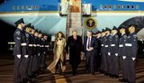 Trump arrived in London