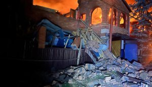 В результате атаки российских дронов в Славянске поврежден детский сад и частные дома. ФОТОрепортаж