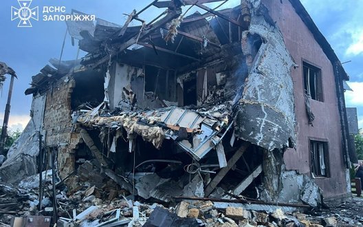 У Вільнянську на Запоріжжі після атаки БпЛА поранено сімох л