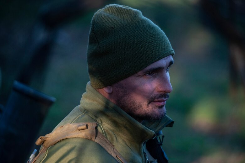 Фоторепортаж із позицій мінометників 93-ї бригади Холодний Яр у районі Соледара 06