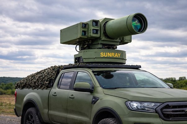 Sunray” prototype: Ukraine's laser option for cheaper drone interception - Defence Matters
