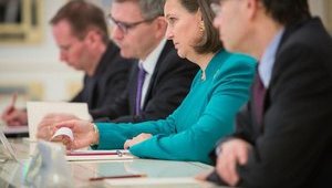 Порошенко проводит встречу с Нуланд. ФОТО