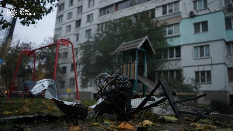 Наслідки атаки дрона на будинок у Святошинському районі