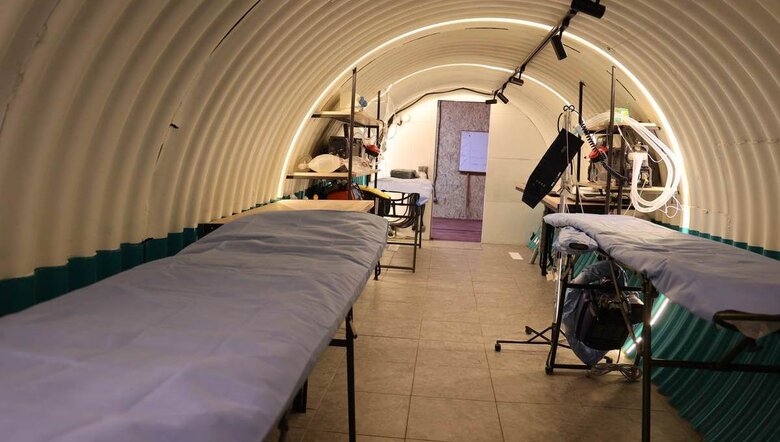 Перший підземний шпиталь для воїнів збудували в Україні