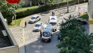 Правоохоронець і цивільний поранені унаслідок стрілянини на Голосіївському проспекті, стрілок закрився в квартирі, введено спецоперацію, - Крищенко. ФОТО