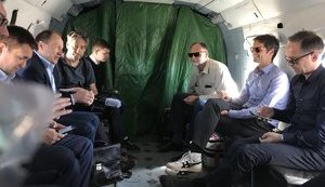 Клімкін і Маас вилетіли до Маріуполя. ФОТОрепортаж