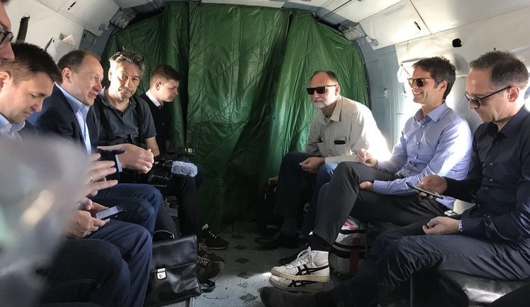 Клімкін і Маас вилетіли до Маріуполя. ФОТОрепортаж