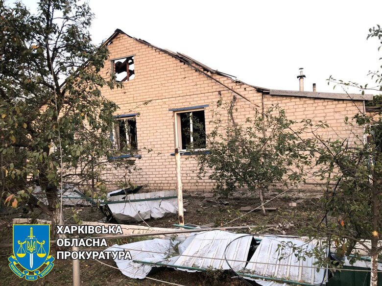росіяни обстріляли село на Харківщині
