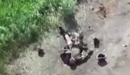 Дронарі ДШВ ліквідували пораненого окупанта ударом БпЛА