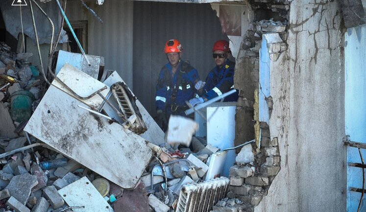 Rescuers recovered body of man killed in drone attack on Odesa. PHOTOS