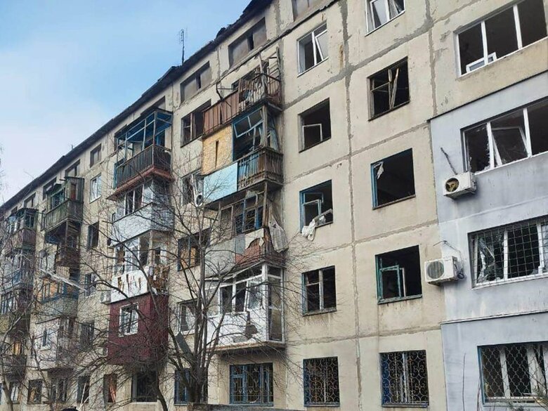 Последствия удара по Константиновке