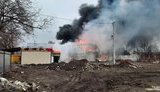 Через обстріл російською артилерією харківського мікрорайону Салтівки горіло 40 будівель, - ДСНС. ФОТО