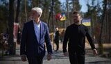 Zelenskyy and Pavel meet in Moshchun, Kyiv region