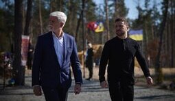 Зеленський та Павел провели зустріч в Мощуні на Київщині
