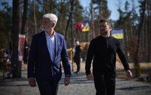 Зеленський та Павел провели зустріч в Мощуні на Київщині