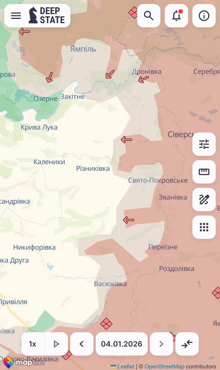 Ворог просунувся в Різниківці, Часовому Яру та Мирнограду