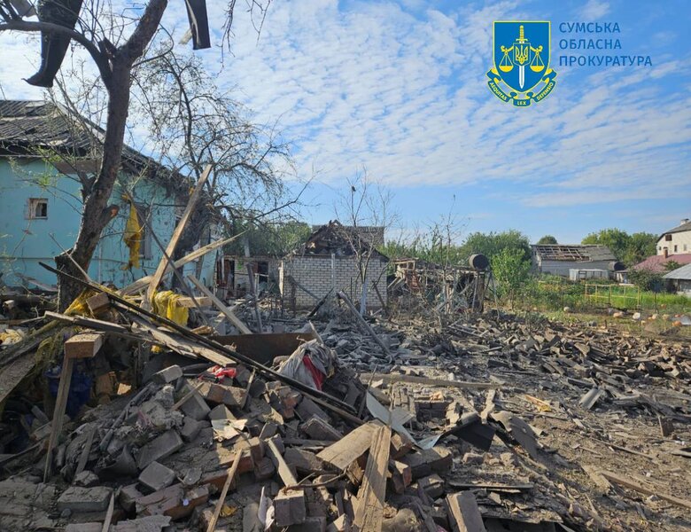 Наслідки авіаудару по Глухову 17 вересня 2024 року