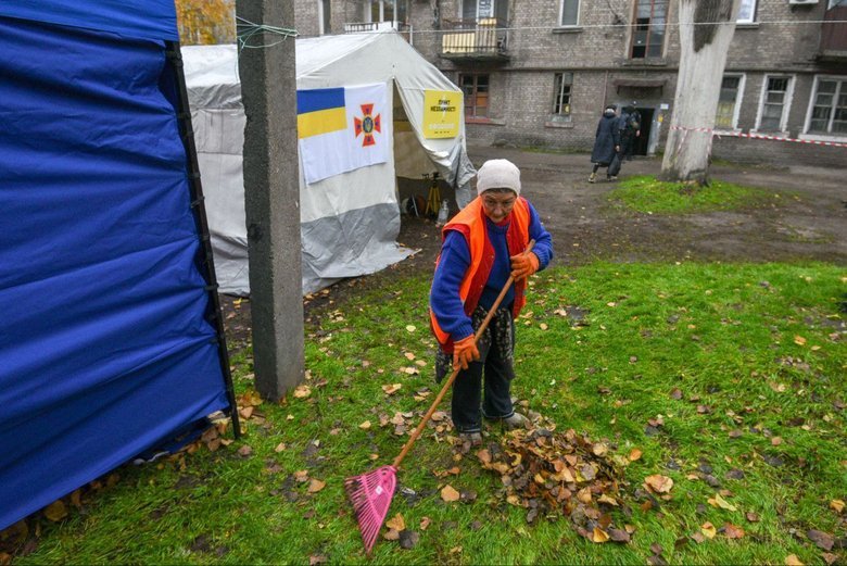 Российская атака на Каменское