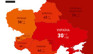 Ukraine ranks 126th in Transparency International ranking. VIDEO