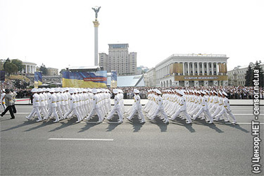 Парад на День Независимости в 2008 г.. Фото Юрия Тимошенко, Цензор.НЕТ