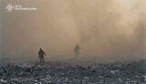Мусорная свалка горит в Житомире 2 мая 2025 года