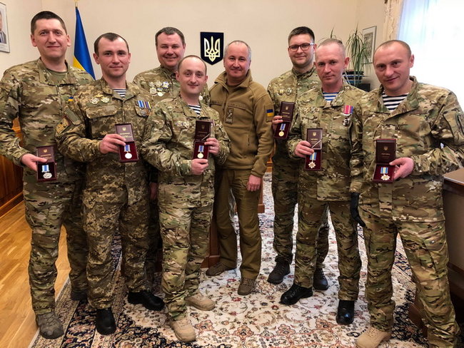 Глава СБУ Грицак вручил награды участникам АТО 01