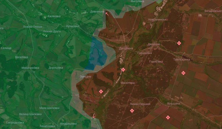 Defence Forces regain control near Zapadne in Kharkiv region – DeepState. MAP