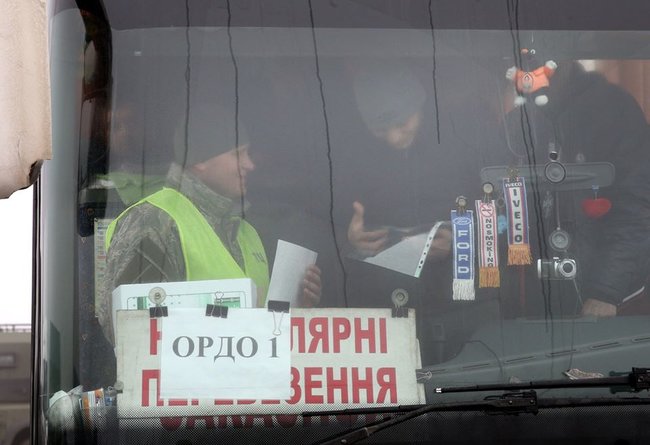 Обмен удерживаемыми лицами на КПВВ Майорск 03