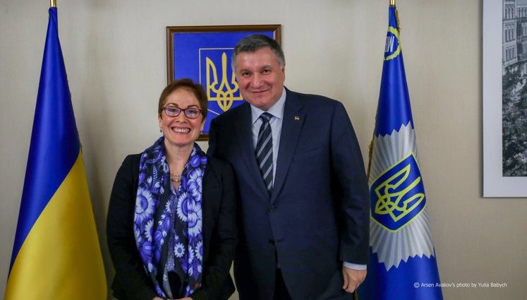 Avakov and Yovanovitch discussed key steps to provide transparent elections in Ukraine. PHOTOS
