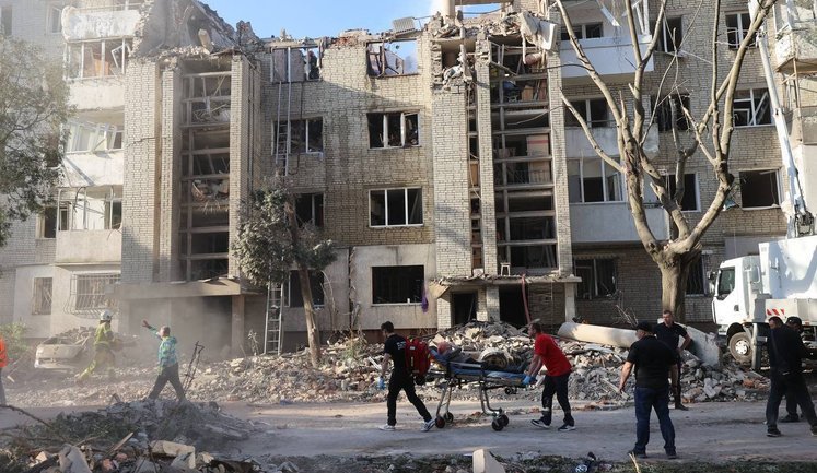 Russian missile strike on Lviv: woman was rescued from rubble; two people are missing. VIDEO+PHOTOS