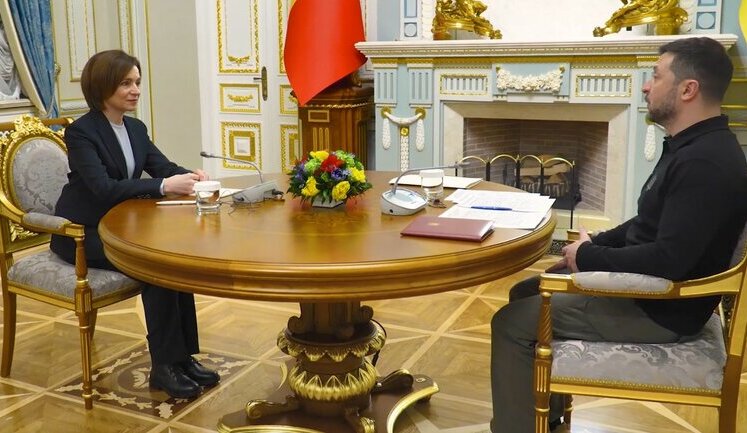 Zelenskyy met with Sandu: Absence of crises in Moldova is our security as well. VIDEO