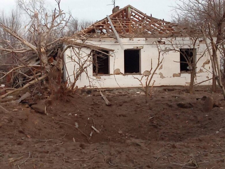 Наслідки обстрілів с. Качкарівка на Херсонщині