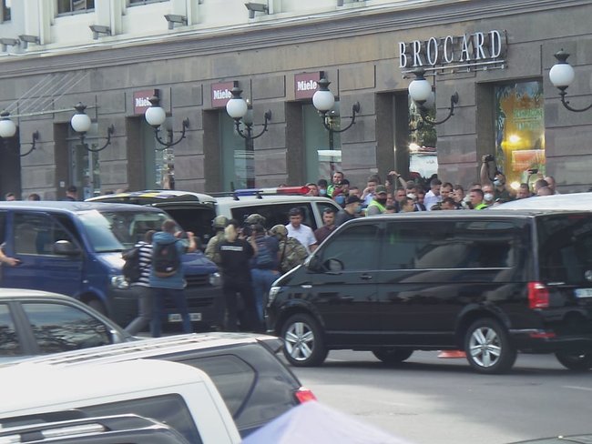 Kyiv terrorist captured alive, no explosion happened 07