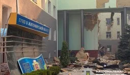 Russian strike on Zhytomyr: two police officers killed, at least 20 people injured – National Police. PHOTOS