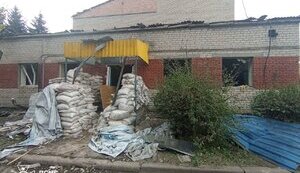 Російським ударом пошкоджено пожежно-рятувальну частину в Добропіллі. ФОТОрепортаж